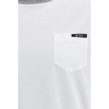 Prada White Cotton Sportswear