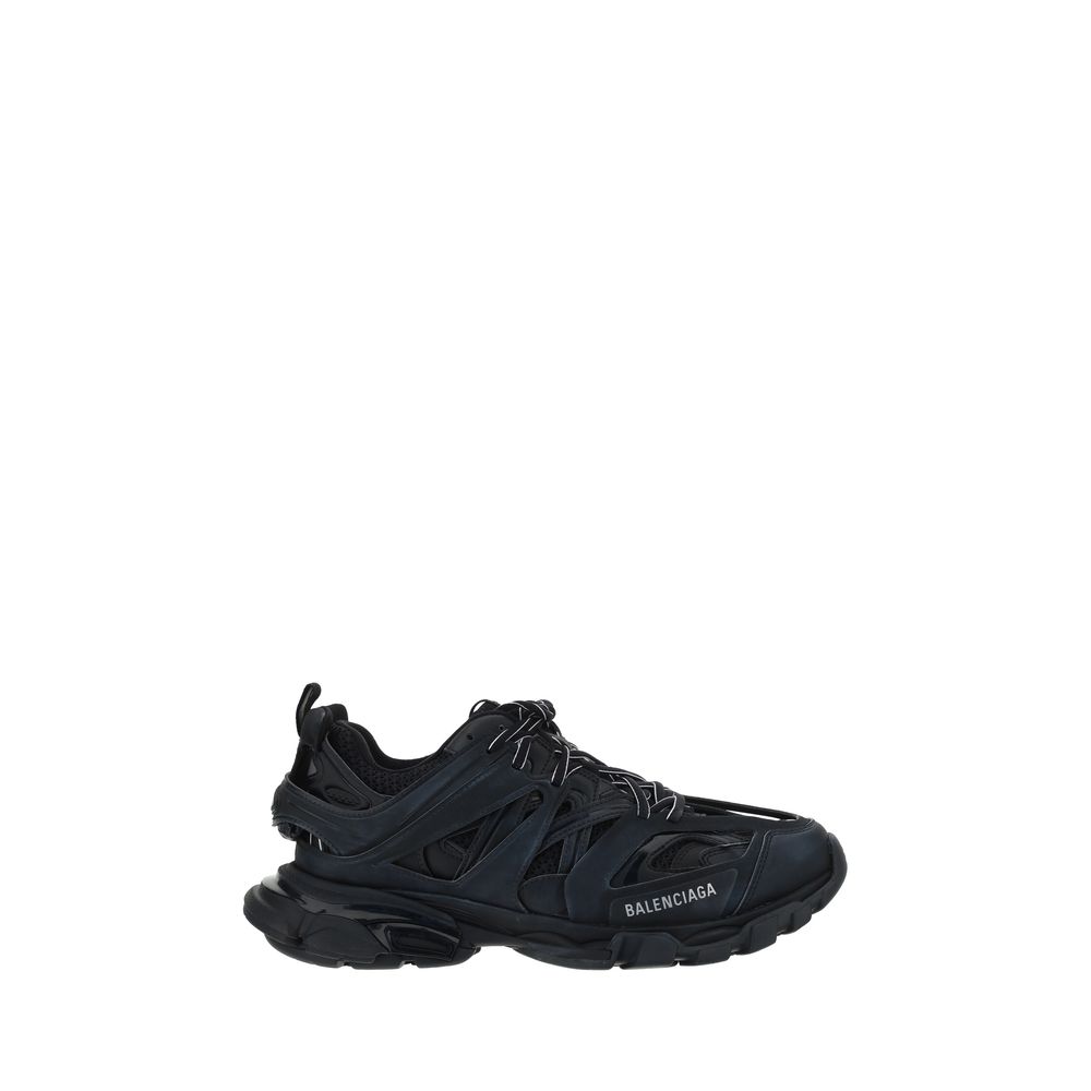 Balenciaga Black Polyester Sneakers