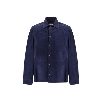 Brunello Cucinelli Blue Denim Shirt