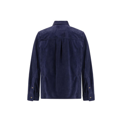 Brunello Cucinelli Blue Denim Shirt