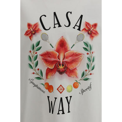 Casablanca White Cotton T-Shirt