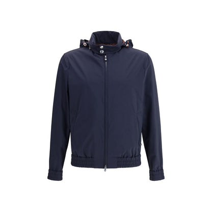 Brunello Cucinelli Blue Polyamide Shell Jacket