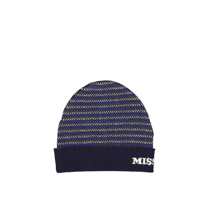 Missoni Blue Wool Beanie