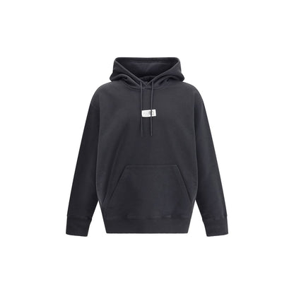 MM6 Black Cotton Sweatshirt