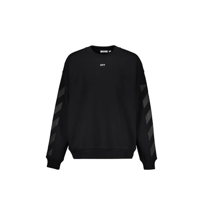 Off-White Black Cotton Sweatshirt