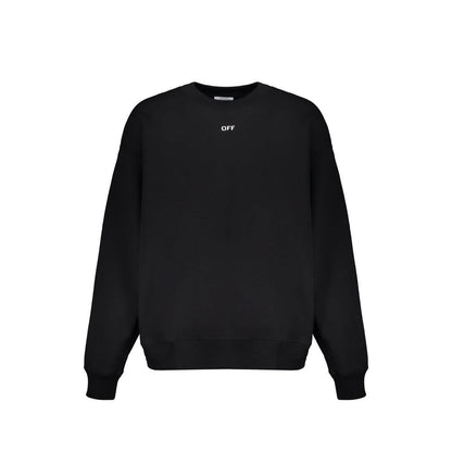 Off-White Black Cotton Sweatshirt
