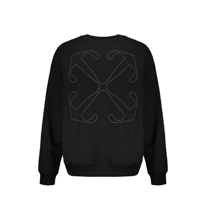 Off-White Black Cotton Sweatshirt