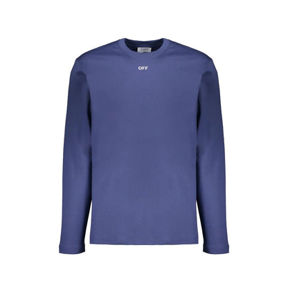 Off-White Blue Cotton Sportswear