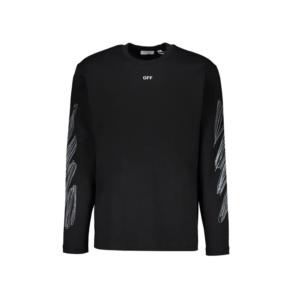 Off-White Black Cotton Sportswear