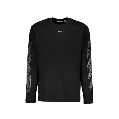 Off-White Black Cotton Sportswear