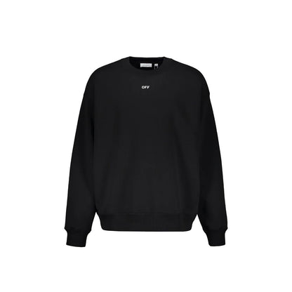 Off-White Black Cotton Sweatshirt