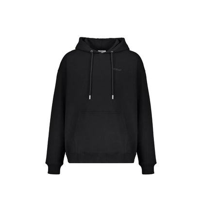 Off-White Black Cotton Sweatshirt