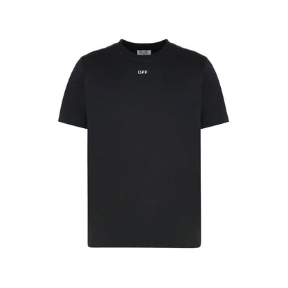 Off-White Black Cotton T-Shirt