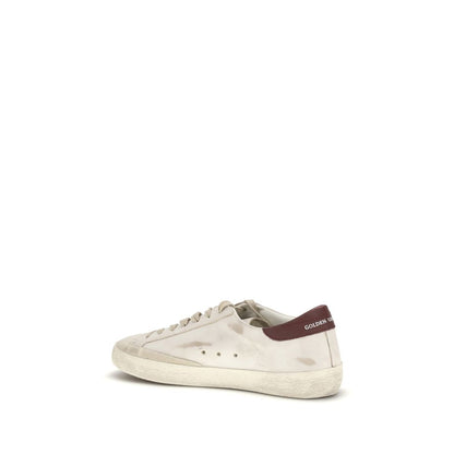Golden Goose White Calf Leather Bos Taurus Sneakers