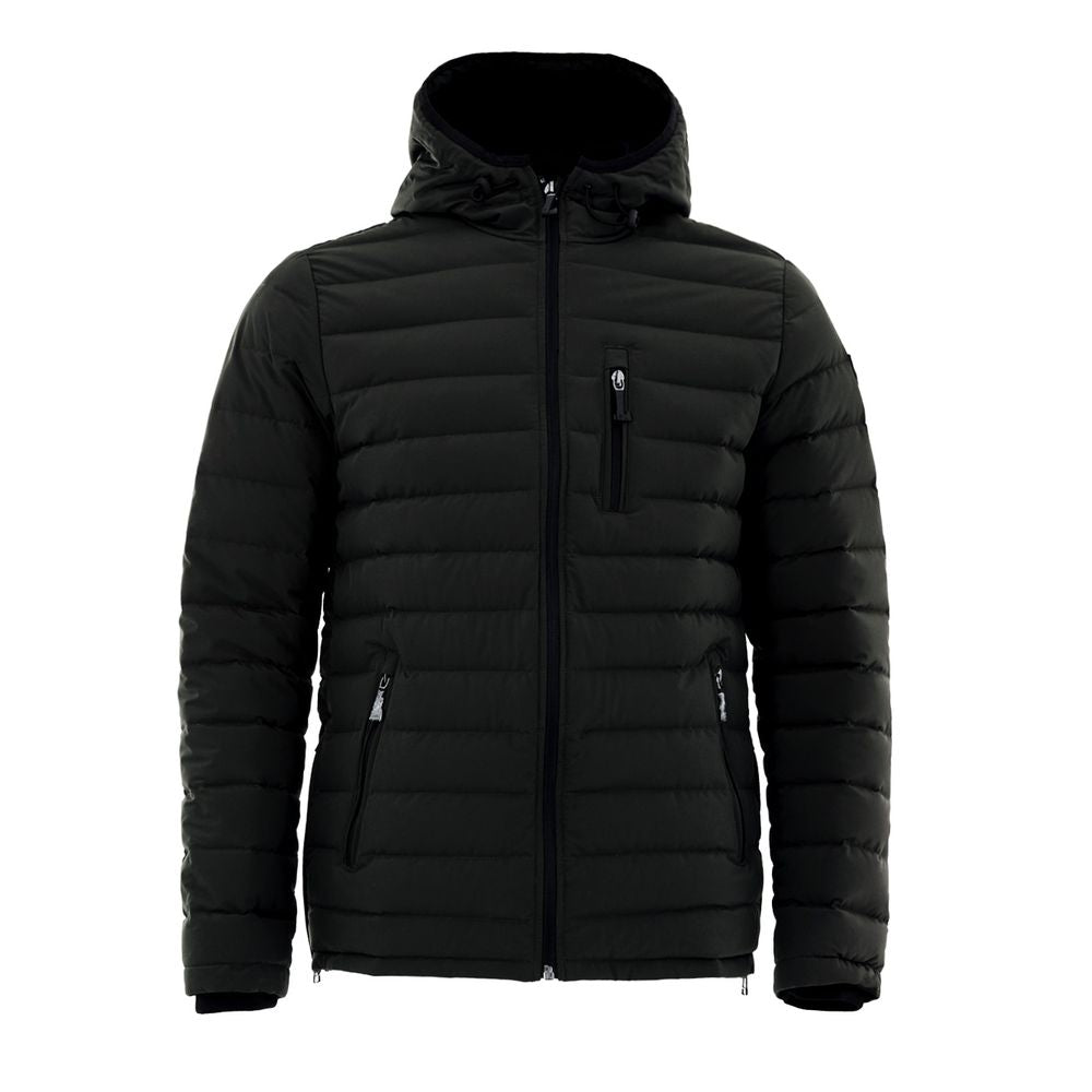 Moose Knuckles Black Cotton Coat