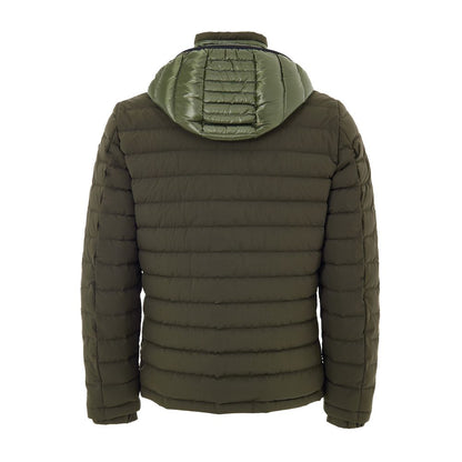 Moose Knuckles Green Nylon Coat