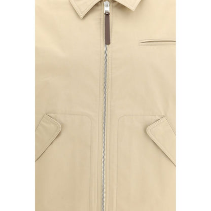 Moschino Brown Cotton Coat