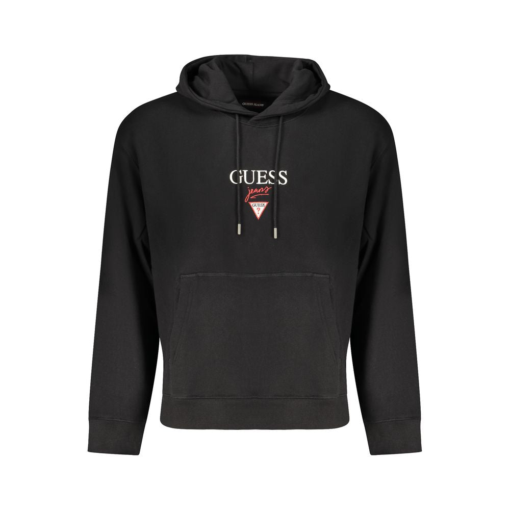 Guess Jeans Black Cotton Men's Sweatshirt