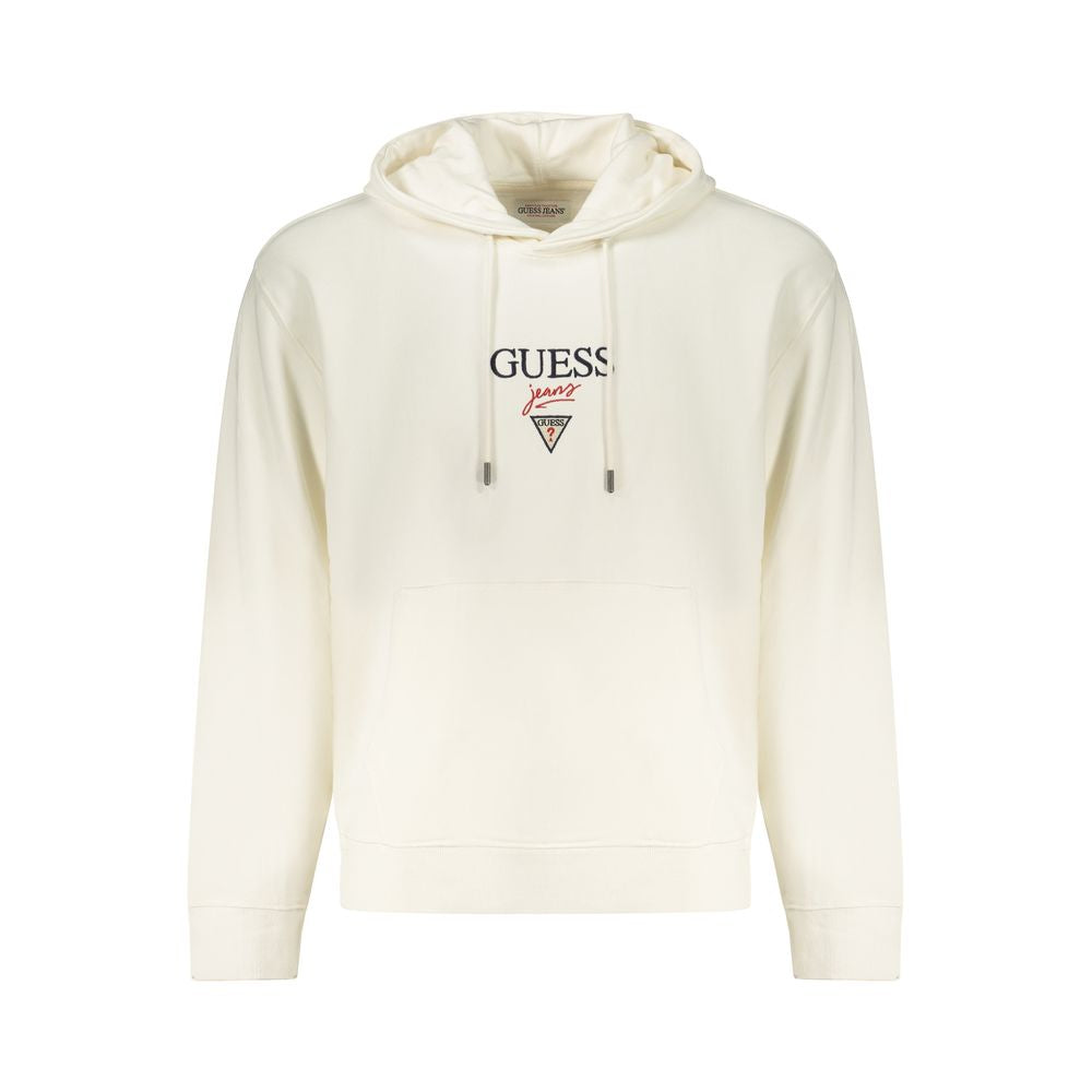 Guess Jeans White Cotton Men's Sweatshirt