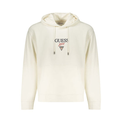 Guess Jeans White Cotton Men's Sweatshirt
