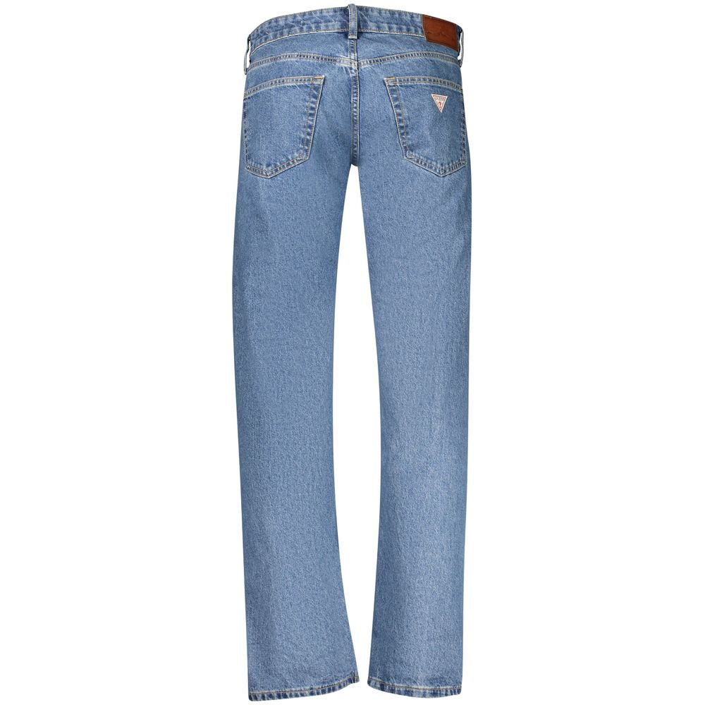 Guess Jeans Blu Cotton Men's Jean