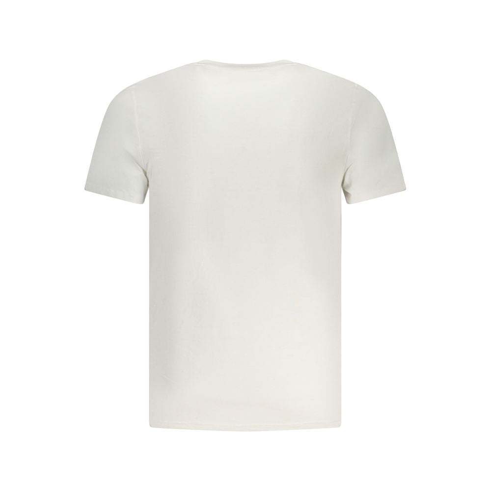 Guess Jeans Bianco Cotton Men T-Shirt