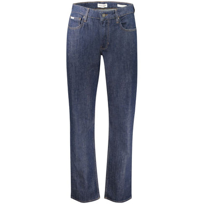 Guess Jeans Blu Cotton Mens Jeans