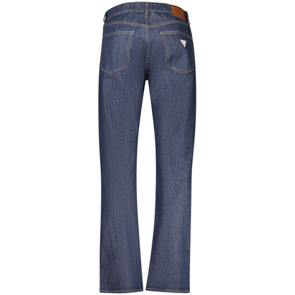 Guess Jeans Blu Cotton Mens Jeans