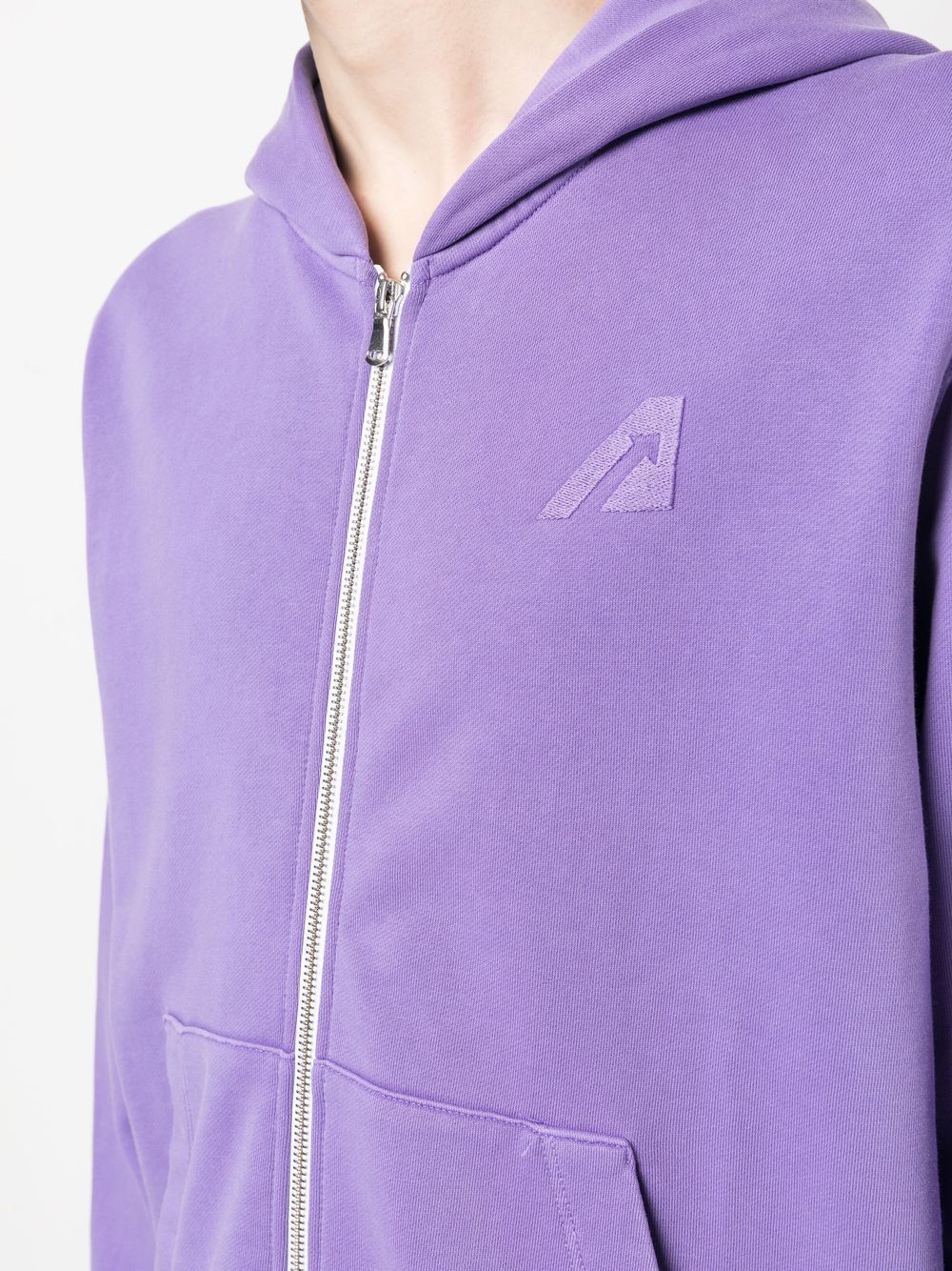Autry Full Zip Hoodie Purple-thumbmail-2