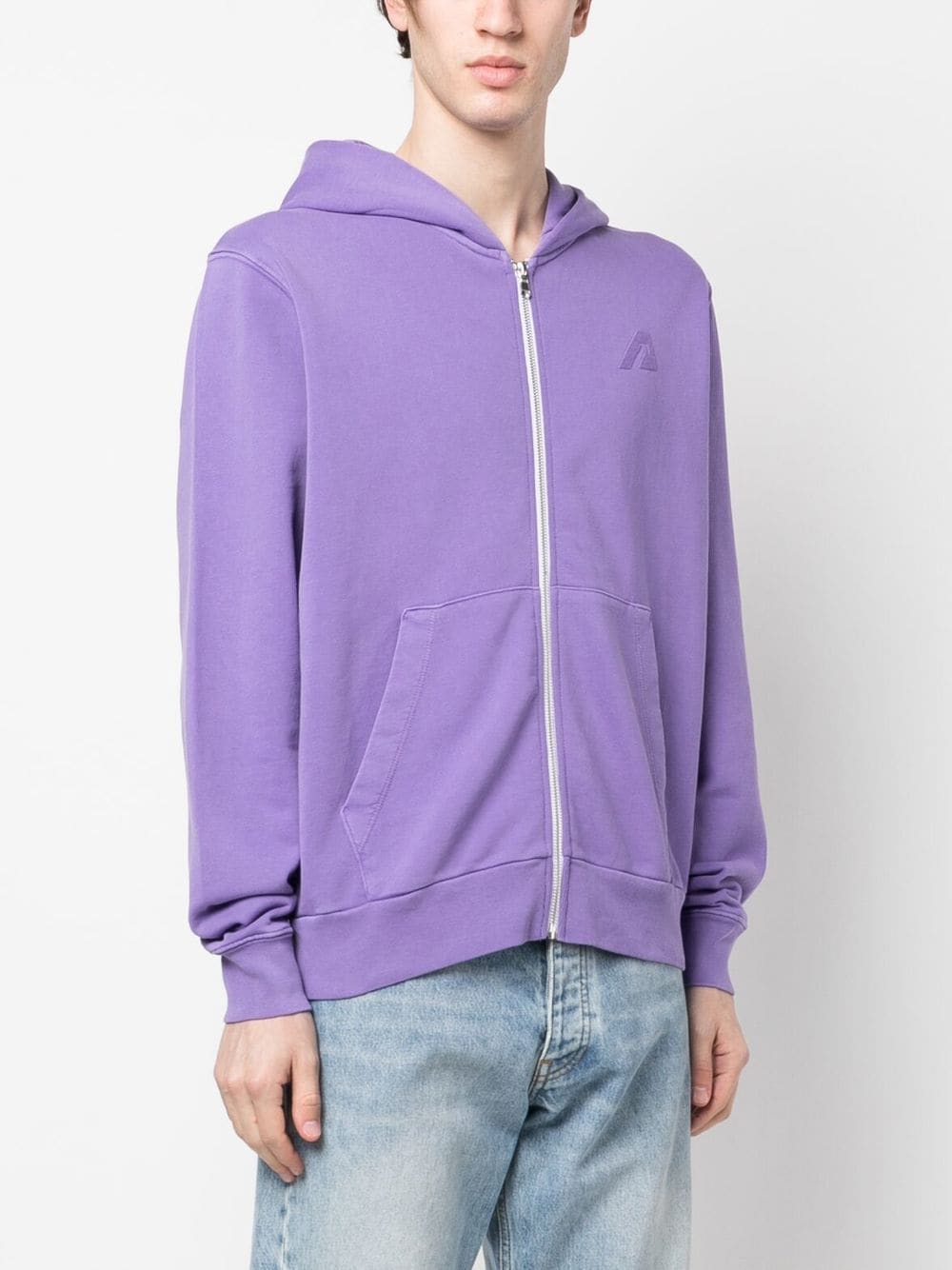 Autry Full Zip Hoodie Purple-thumbmail-3