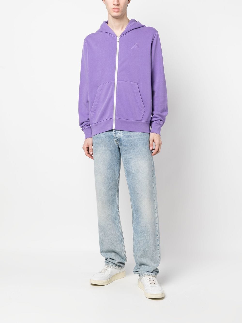 Autry Full Zip Hoodie Purple-thumbmail-4