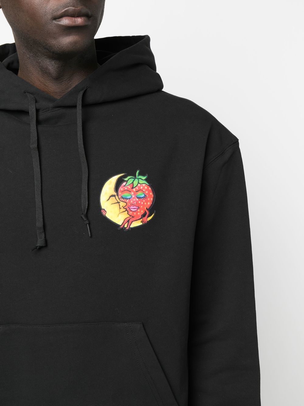 Sky High Farm Workwear Ally Bo Firework Sweat Hoodie Zwart Topwear Sky High Farm Workwear
