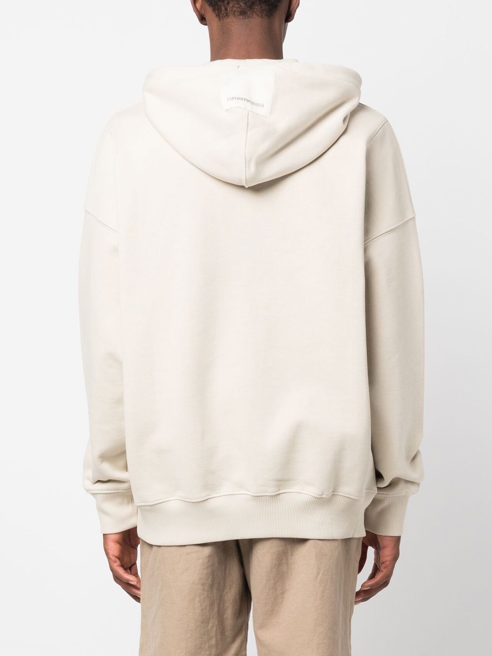 Emporio Armani cotton hoodie with logo Topwear Emporio Armani