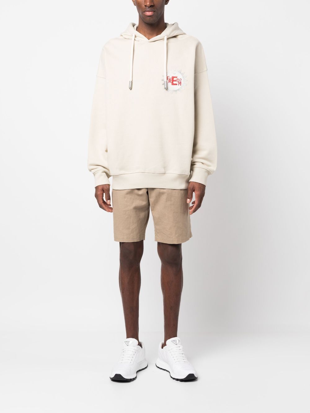 Emporio Armani cotton hoodie with logo Topwear Emporio Armani