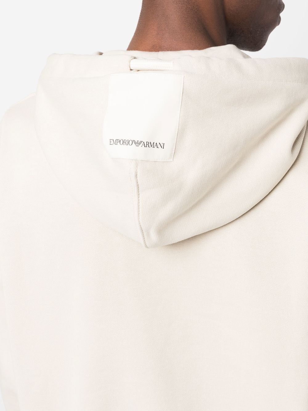Emporio Armani cotton hoodie with logo Topwear Emporio Armani