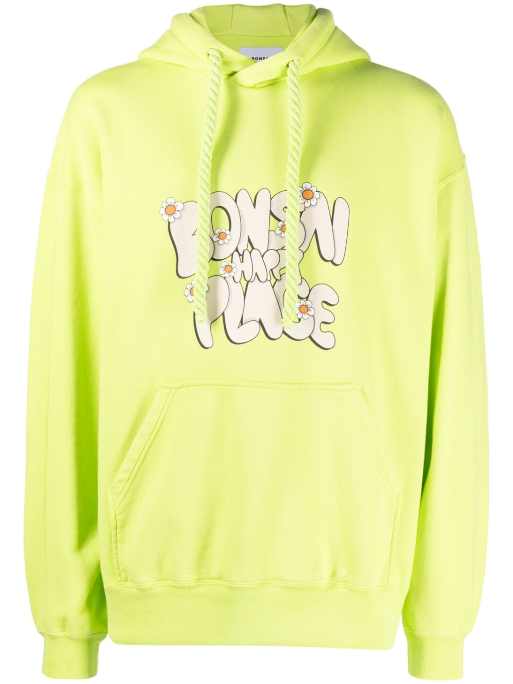 Bonsai Logo Hoodie Groen Topwear Bonsai