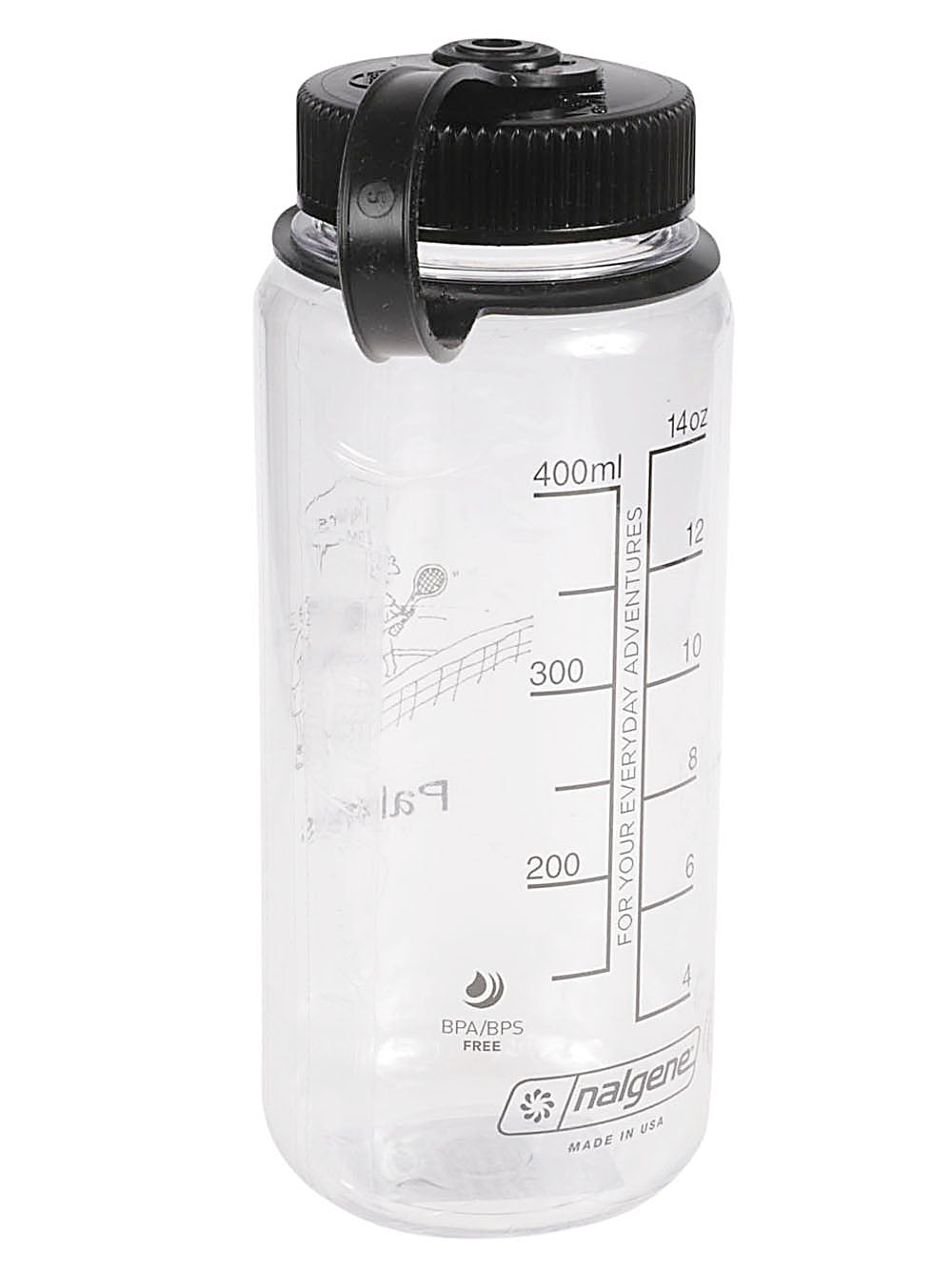 Palmes Yours 16oz Wide Mouth Nalgene Waterfles Transparant – detail dop