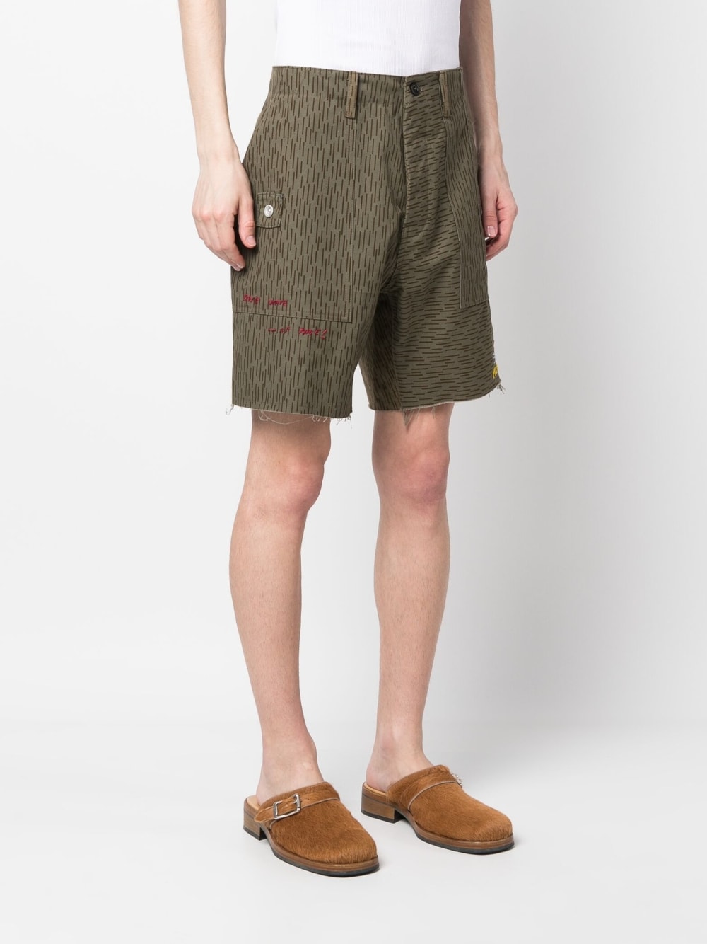 President's Multi-Way Streep Short Bruin met Logo Short trousers President's