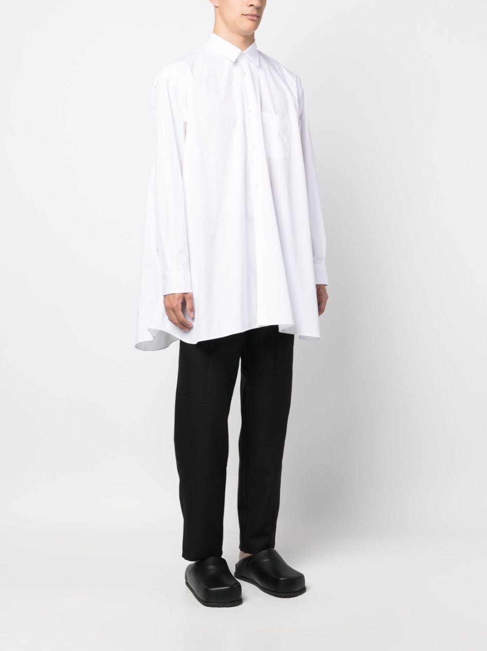 Comme Des Garcons Shirt with side slit-4