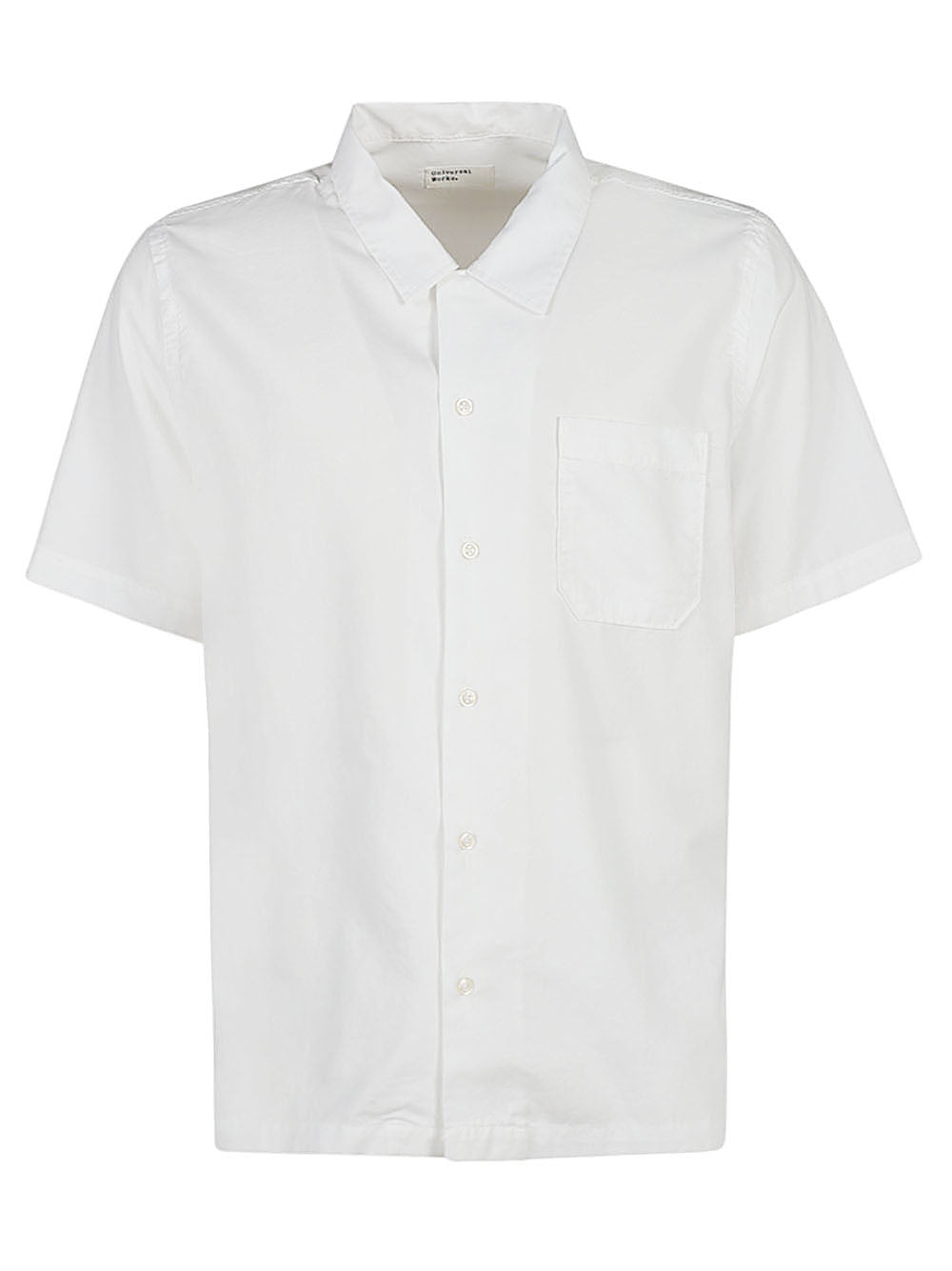 Universal Works Road Shirt Organic Oxford Wit Shirts Universal Works
