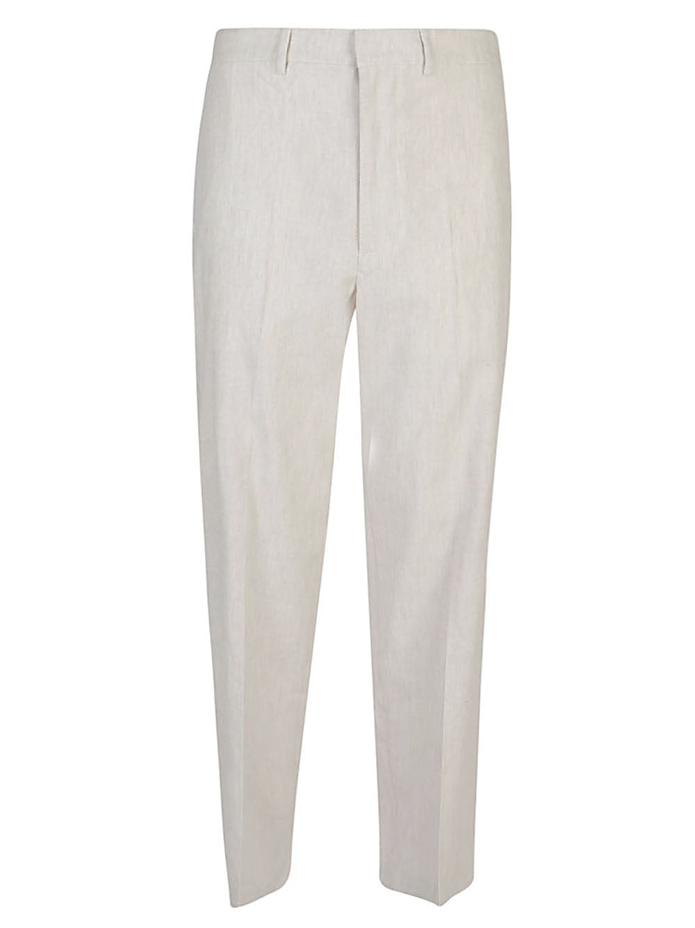 Department 5 Gin Wide Leg Linnen Pantalon Wit Trousers Department 5