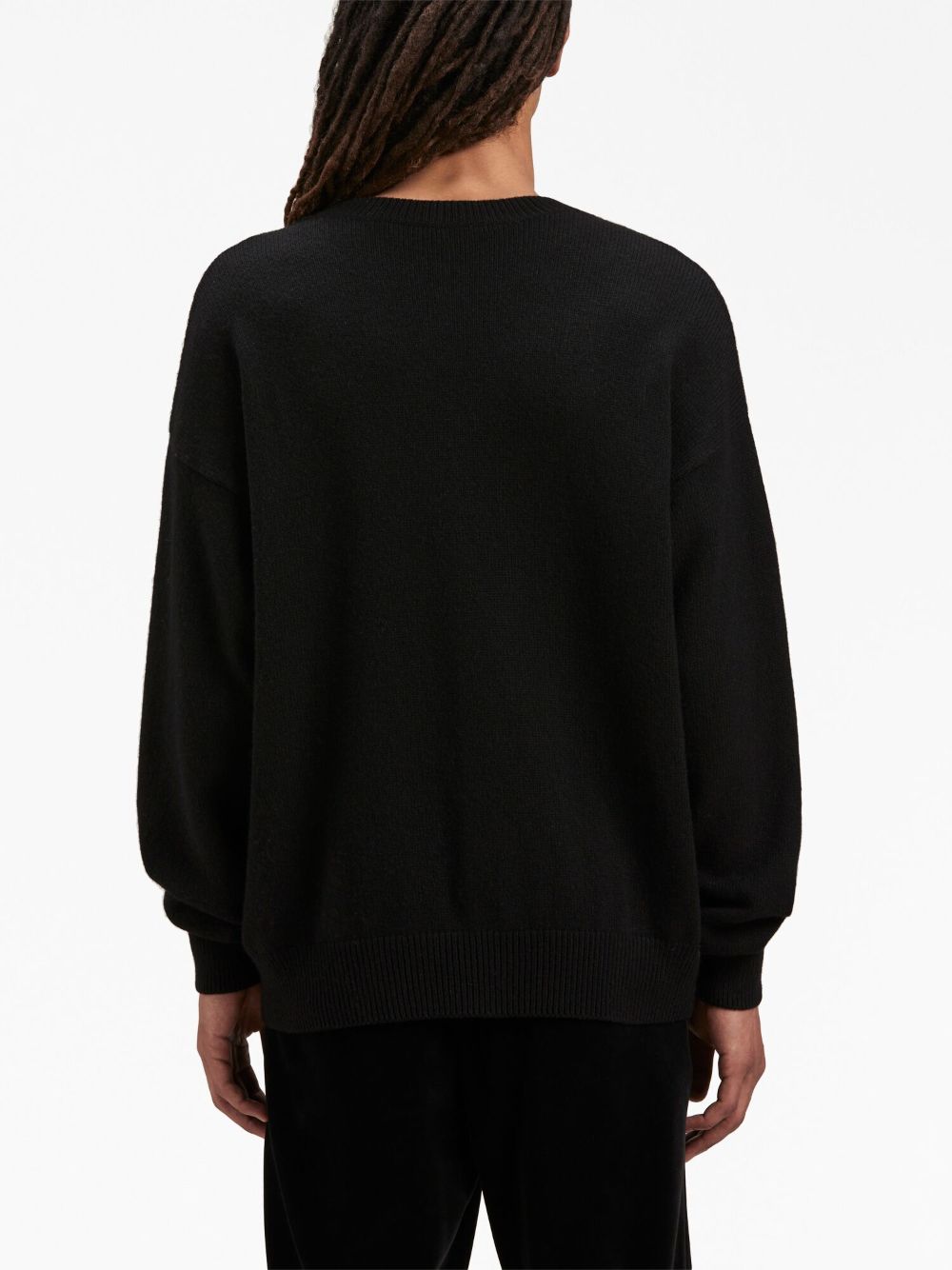 Palm Angels I Love PA Knitted Sweater Black Multicolour-thumbmail-6
