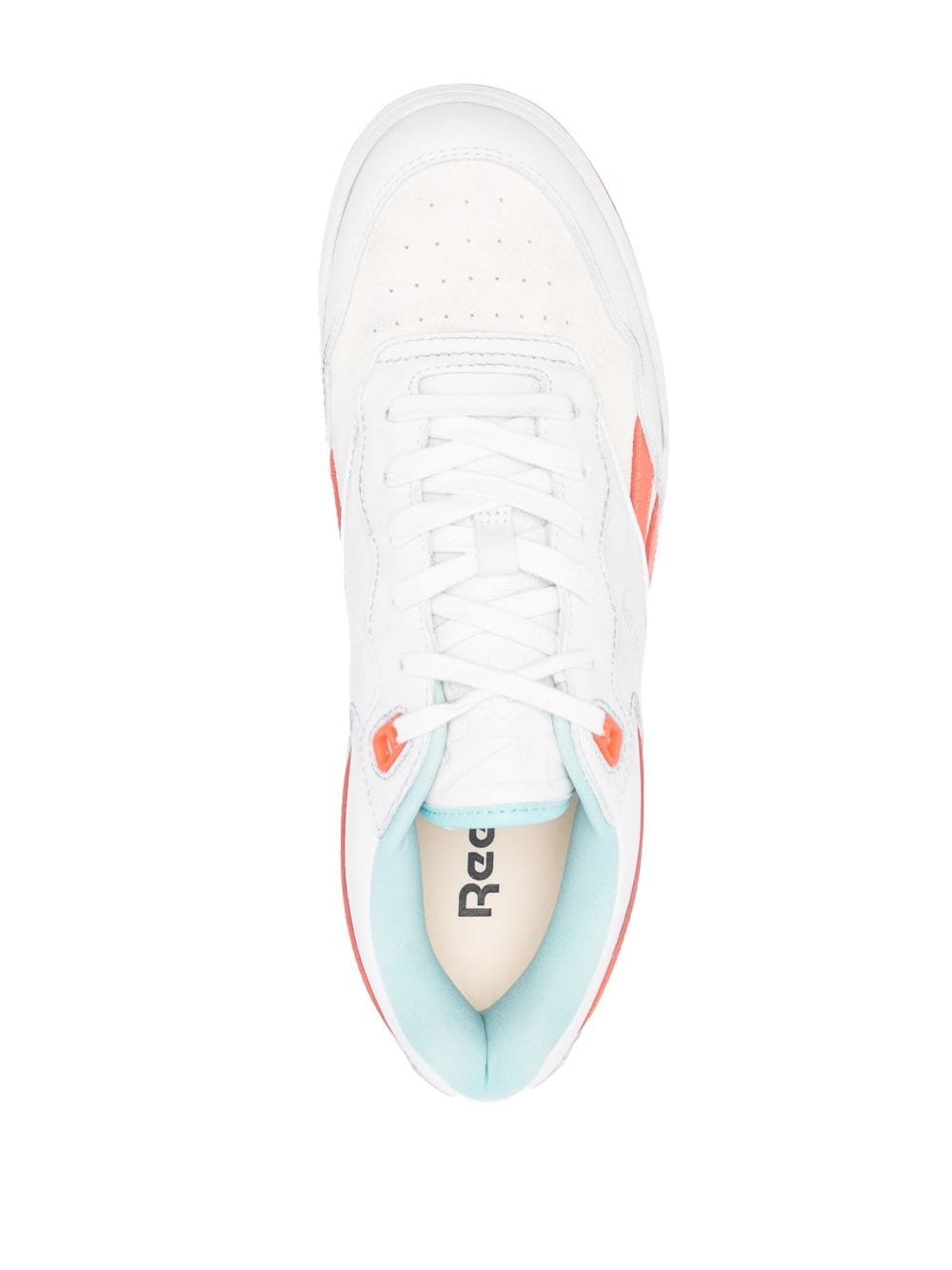 Reebok by Palm Angels BB 4000 II Leren Sneakers Wit-Oranje-thumbmail-4