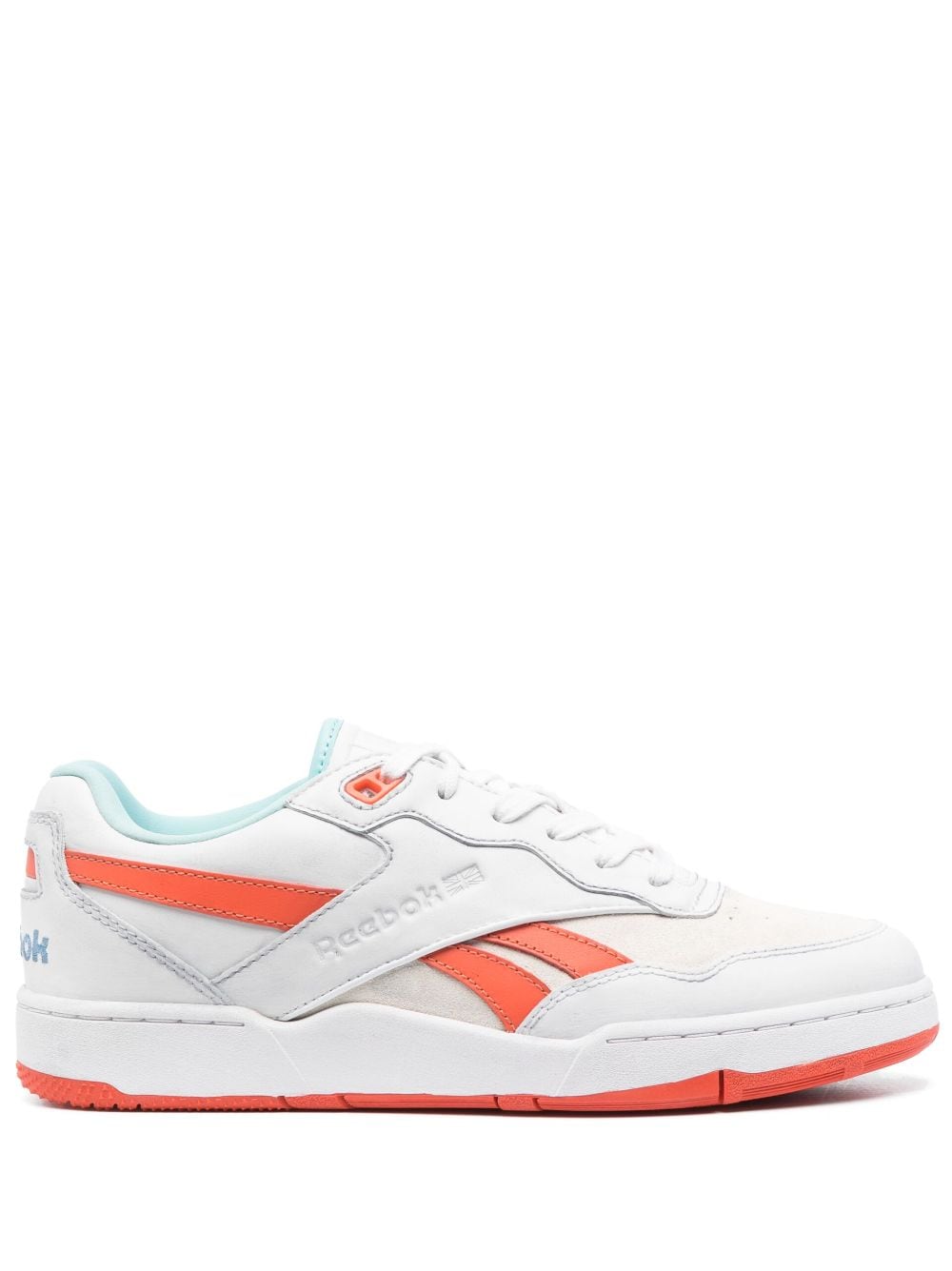 Reebok by Palm Angels BB 4000 II Leren Sneakers Wit-Oranje Sneakers Reebok By Palm Angels
