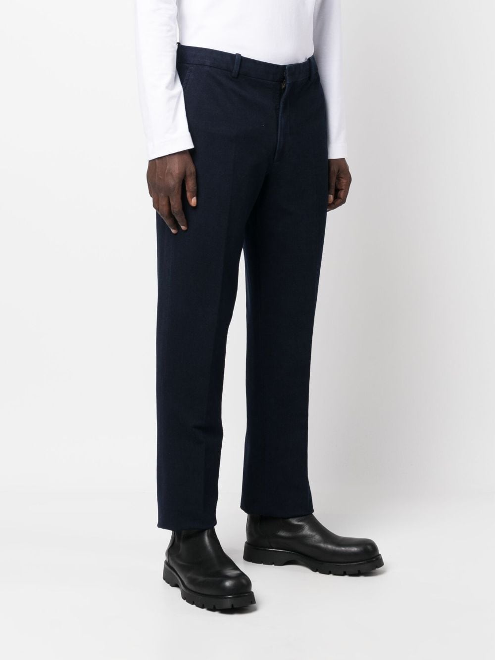 Circolo 1901 Premium Tailored Trousers Blue Trousers Circolo 1901