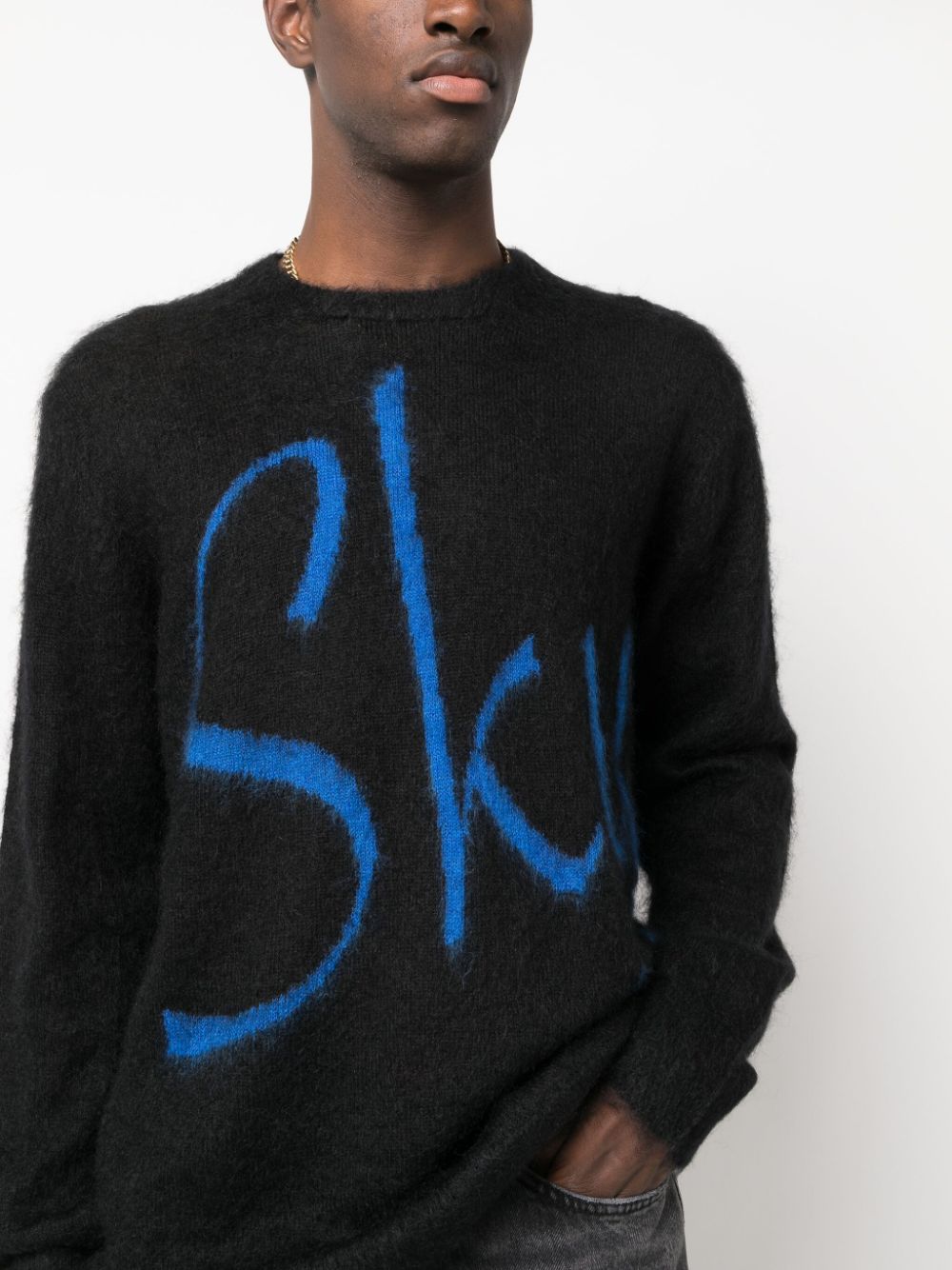 Blue Sky Inn Logo wool blend sweater Topwear Blue Sky Inn