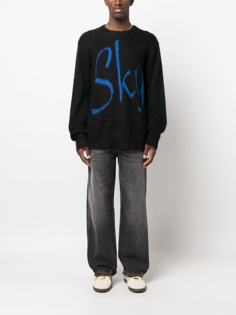 Blue Sky Inn Logo wool blend sweater Topwear Blue Sky Inn