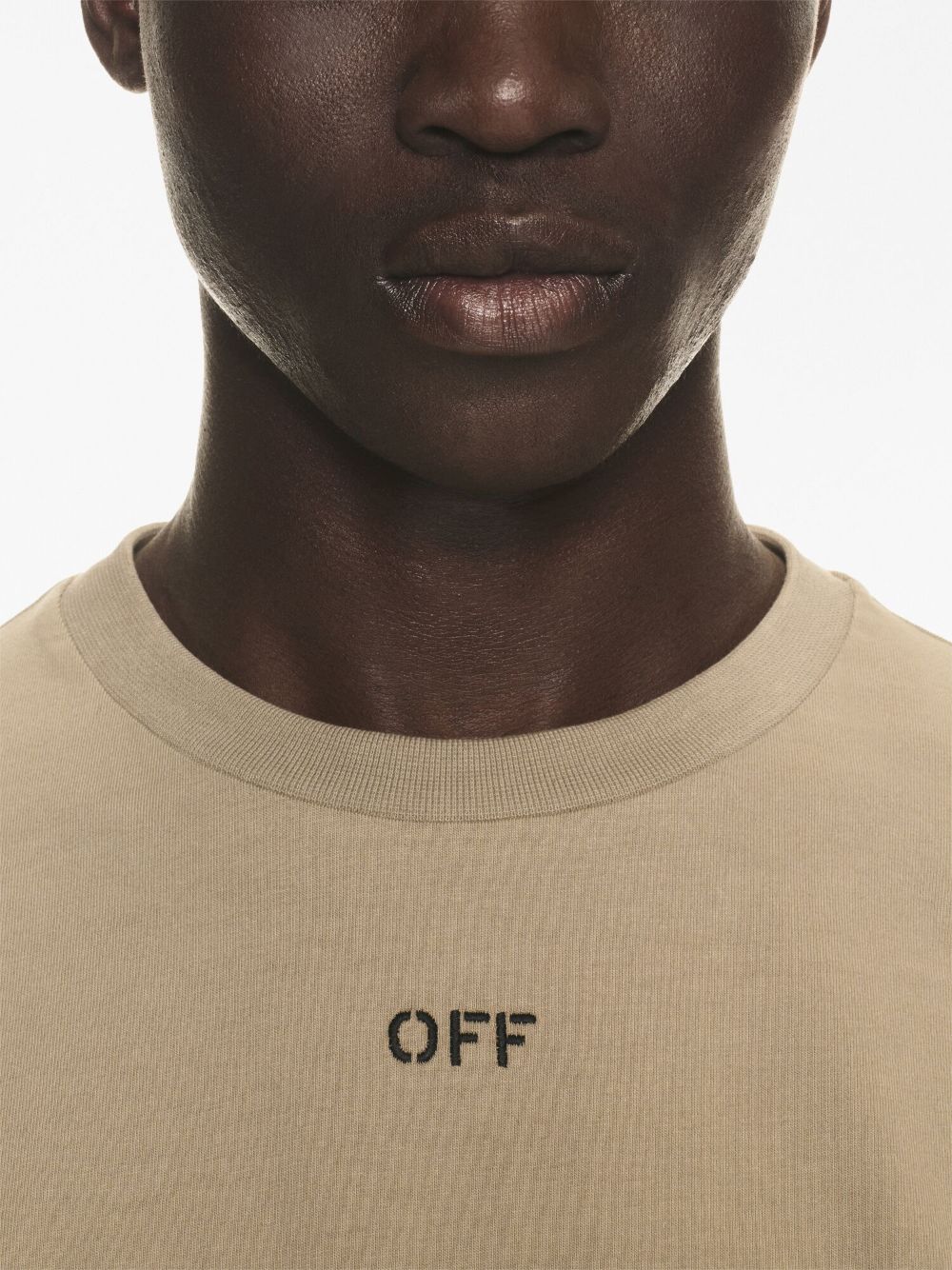 OFF-WHITE Logo cotton t-shirt