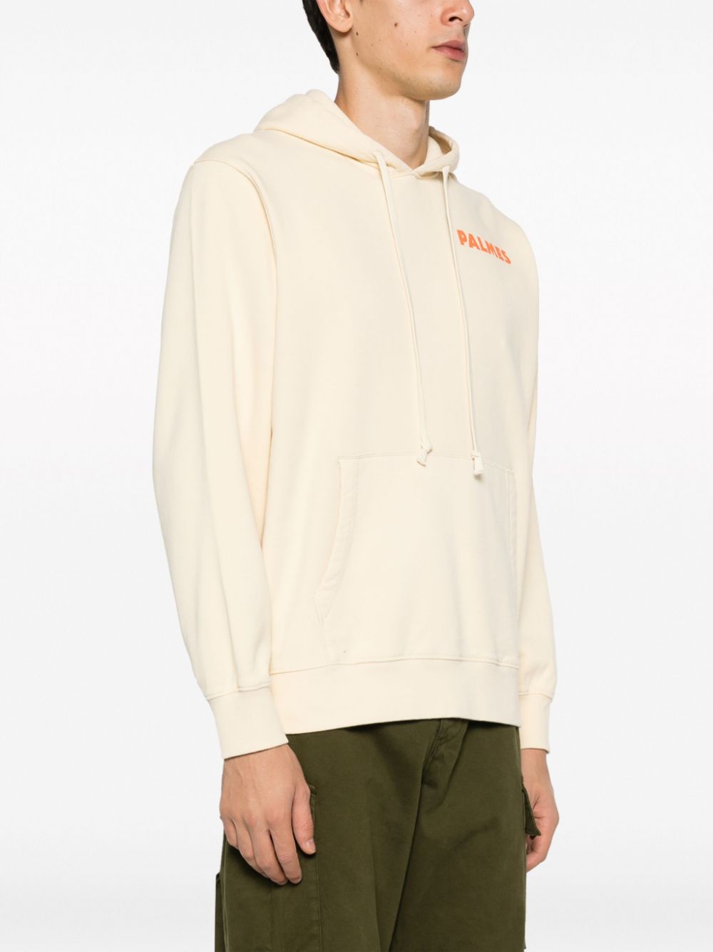Palmes Logo organic cotton hoodie Topwear Palmes