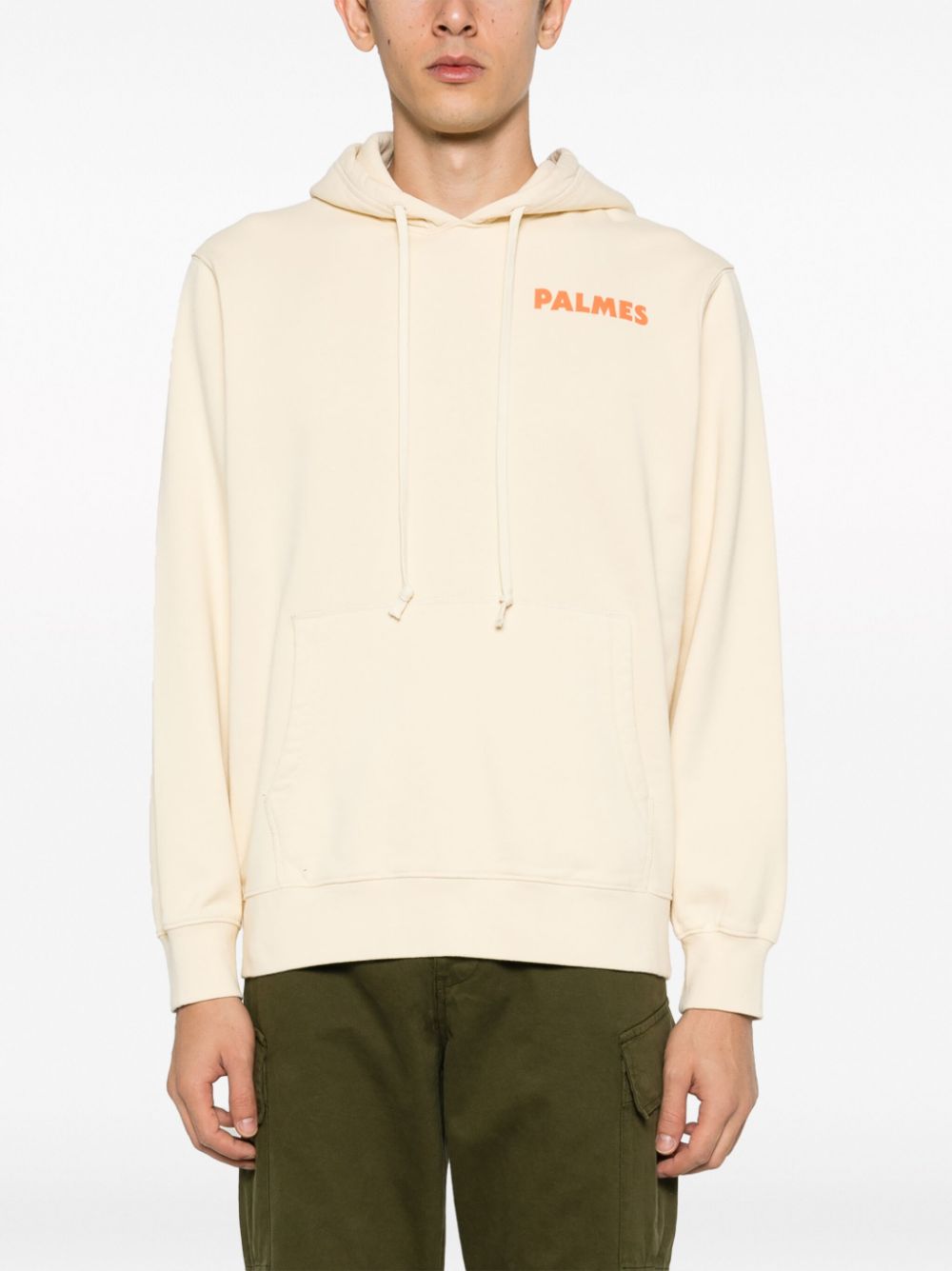 Palmes Logo organic cotton hoodie Topwear Palmes